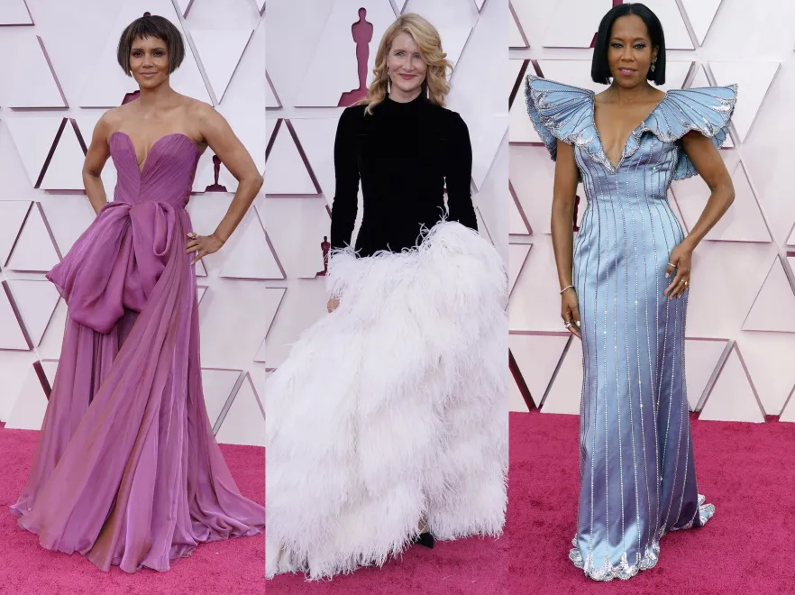 Niewiele skromniej niż zwykle: Stylizacje gwiazd na gali Oscary 2021