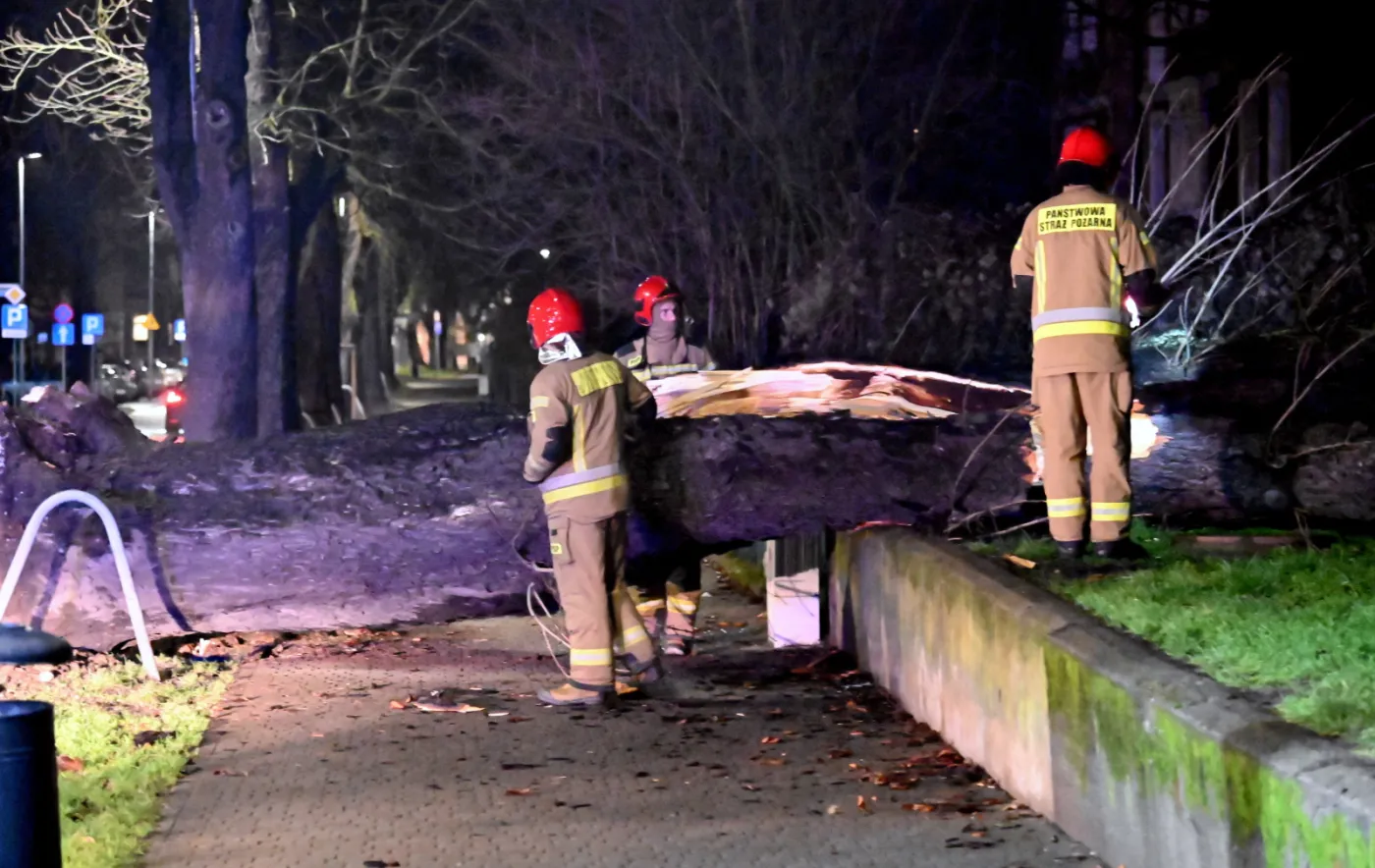 Potężne wichury nad Polską. Jedna ofiara śmiertelna, setki tysięcy mieszkańców bez prądu