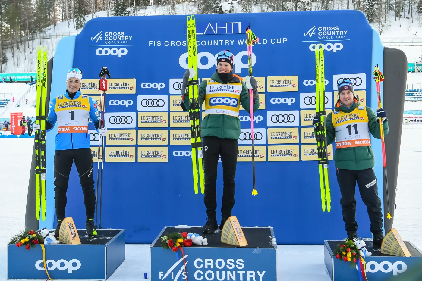 Sundling i Klaebo wygrali sprinty w Lahti, Staręga jedenasty
