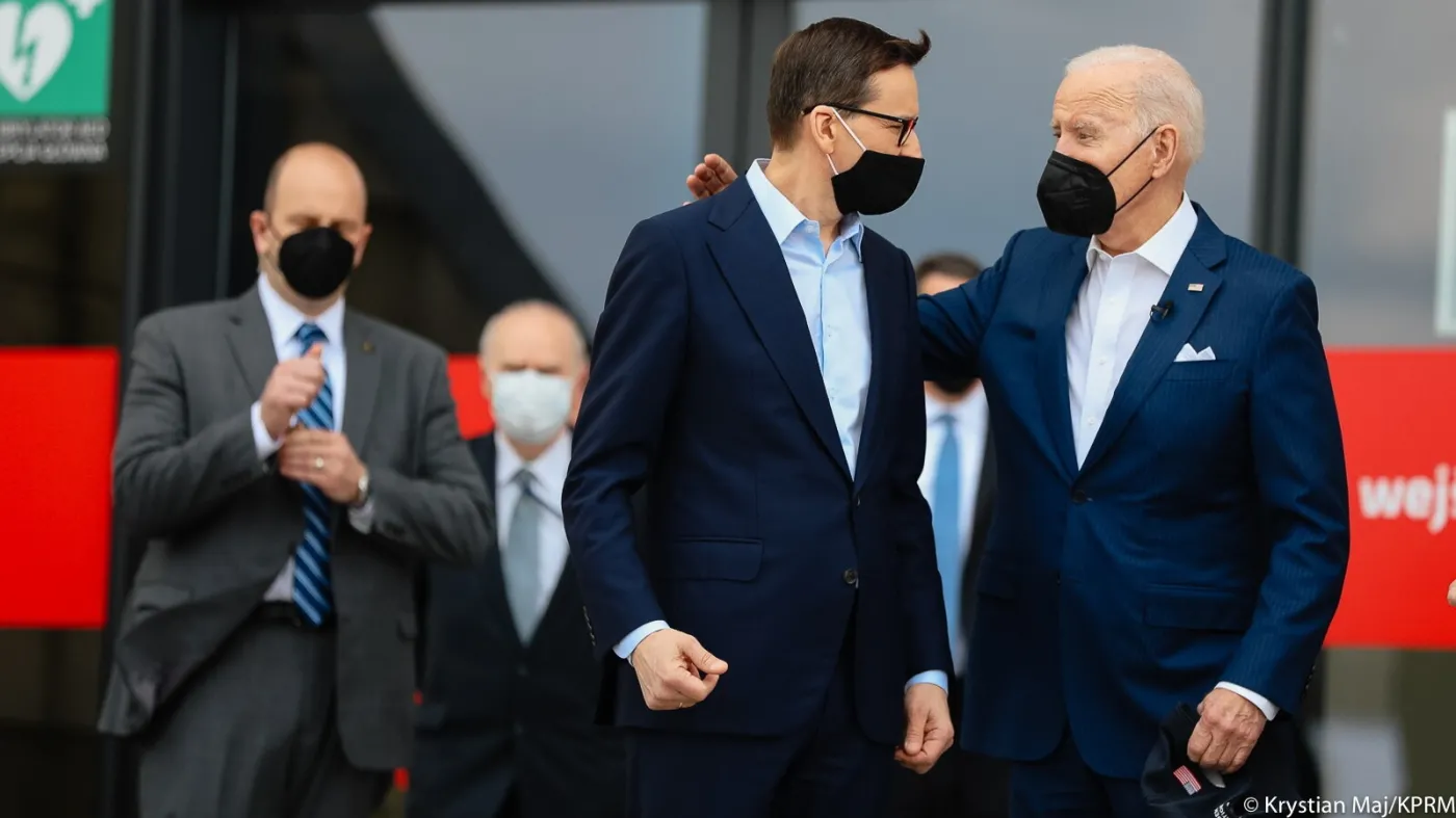 Joe Biden, Mateusz Morawiecki 