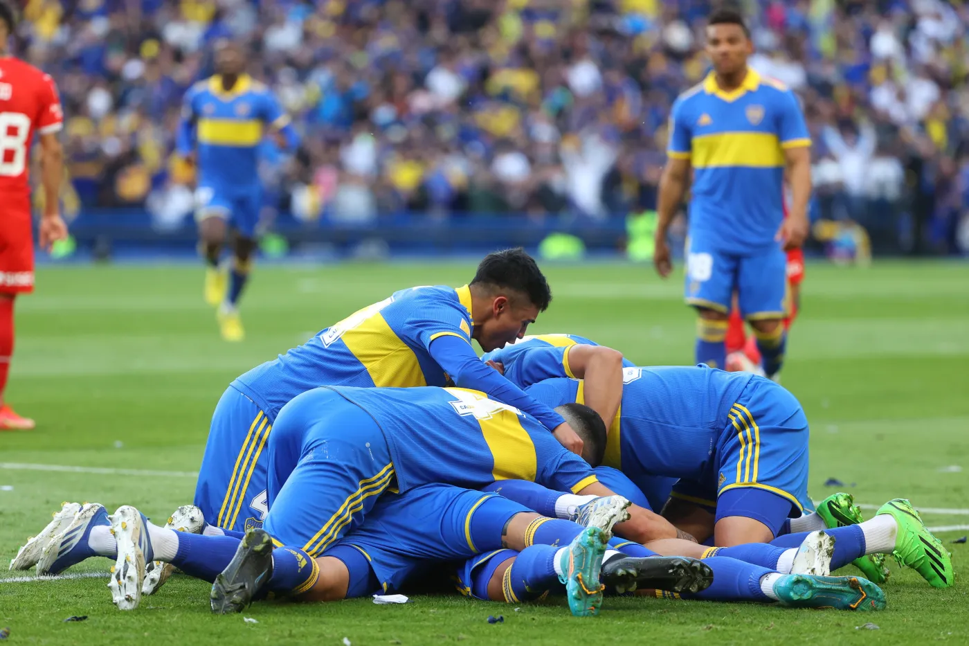 Radość piłkarzy Boca Juniors