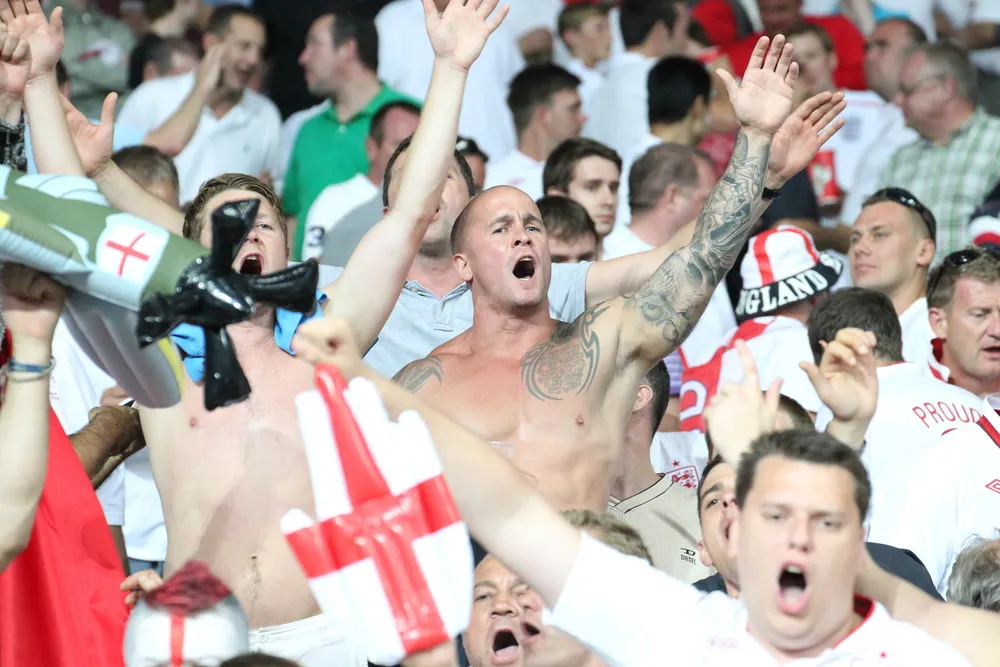 Kibice reprezentacji Anglii