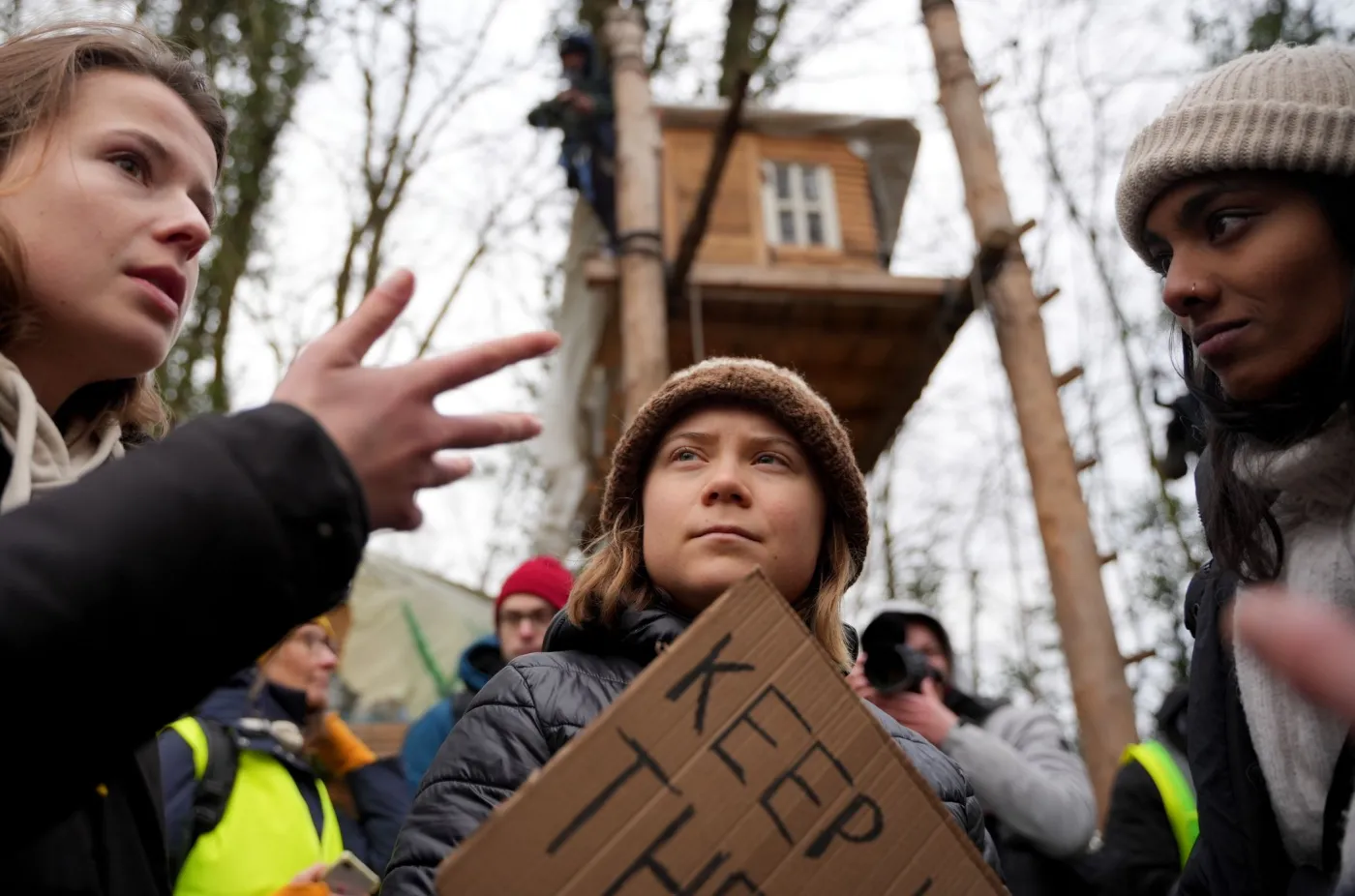 Greta Thunberg w wiosce Luetzerath: Przemoc policji jest oburzająca