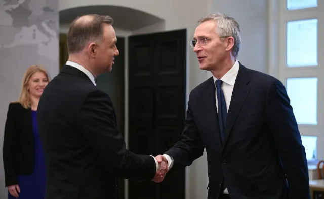Stoltenberg dziękuje Dudzie "za ważne spotkanie B9"