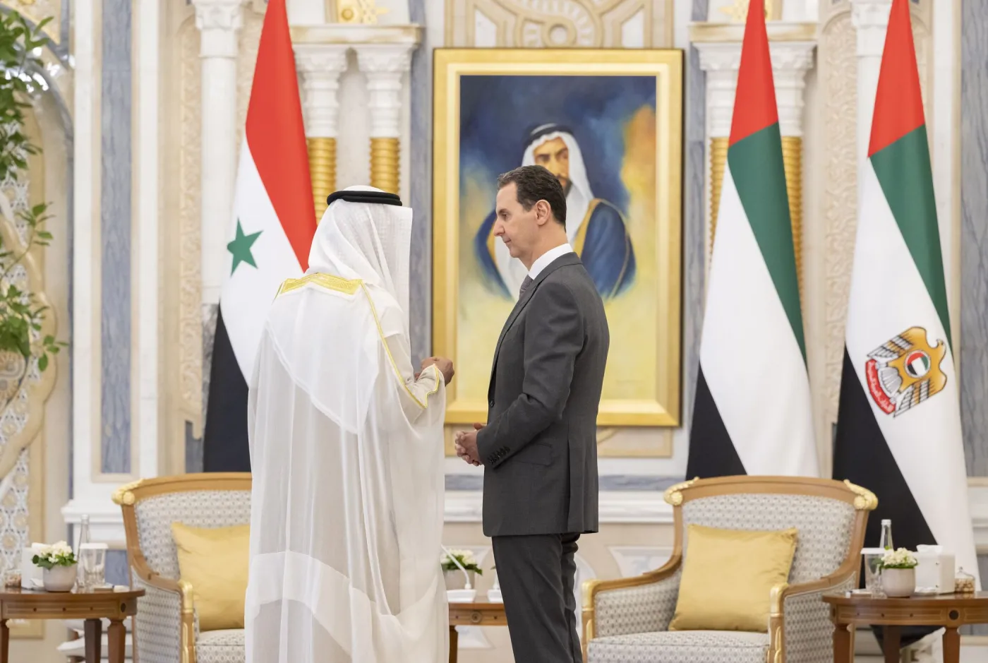 Prezydent Syrii Baszar Asad w Zjednoczonych Emiratach Arabskich