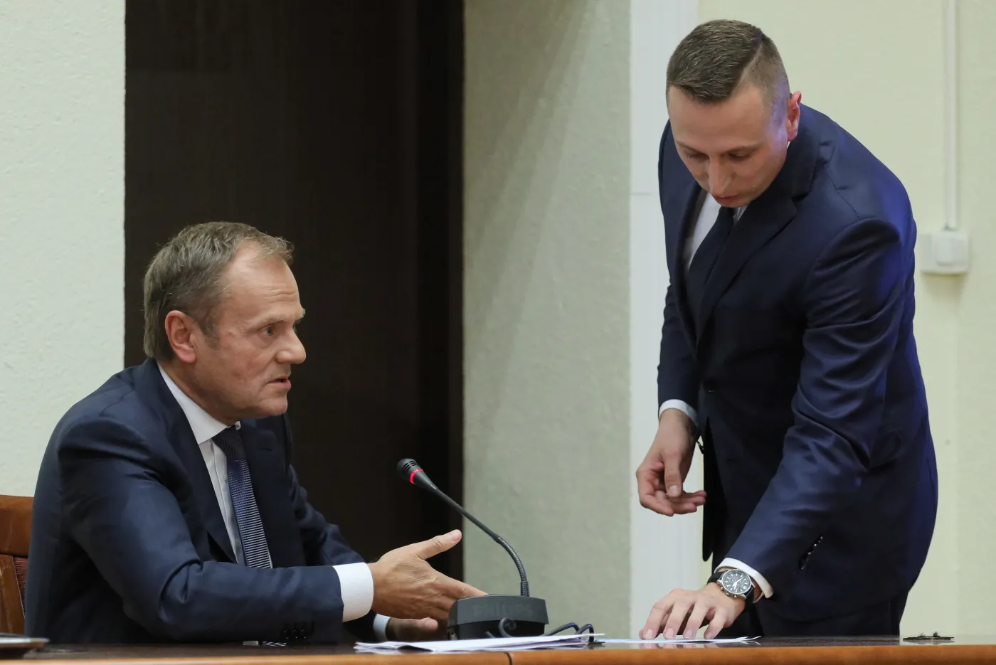 Donald Tusk, Krzysztof Brejza