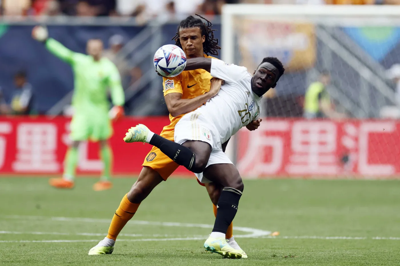 Pięć goli w meczu o trzecie miejsce. Włosi na podium Ligi Narodów [WIDEO]