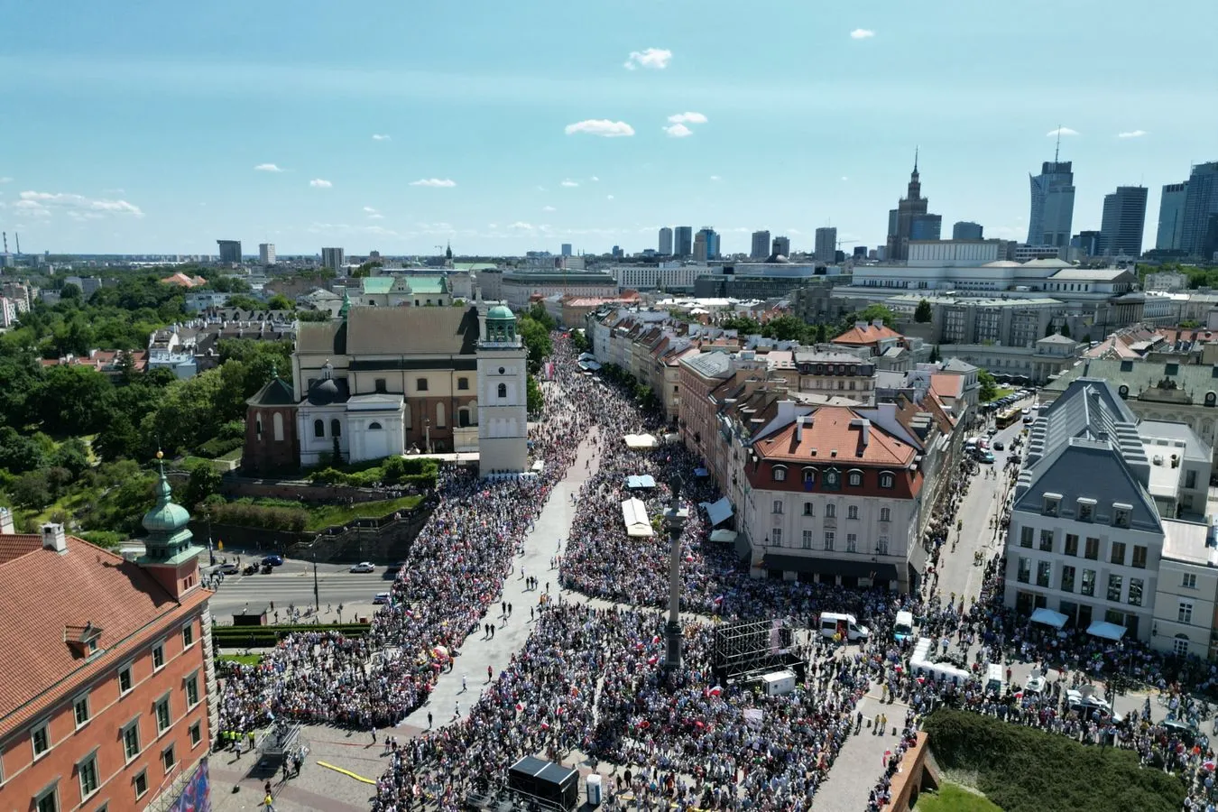 Uczestnicy Marszu 4 Czerwca