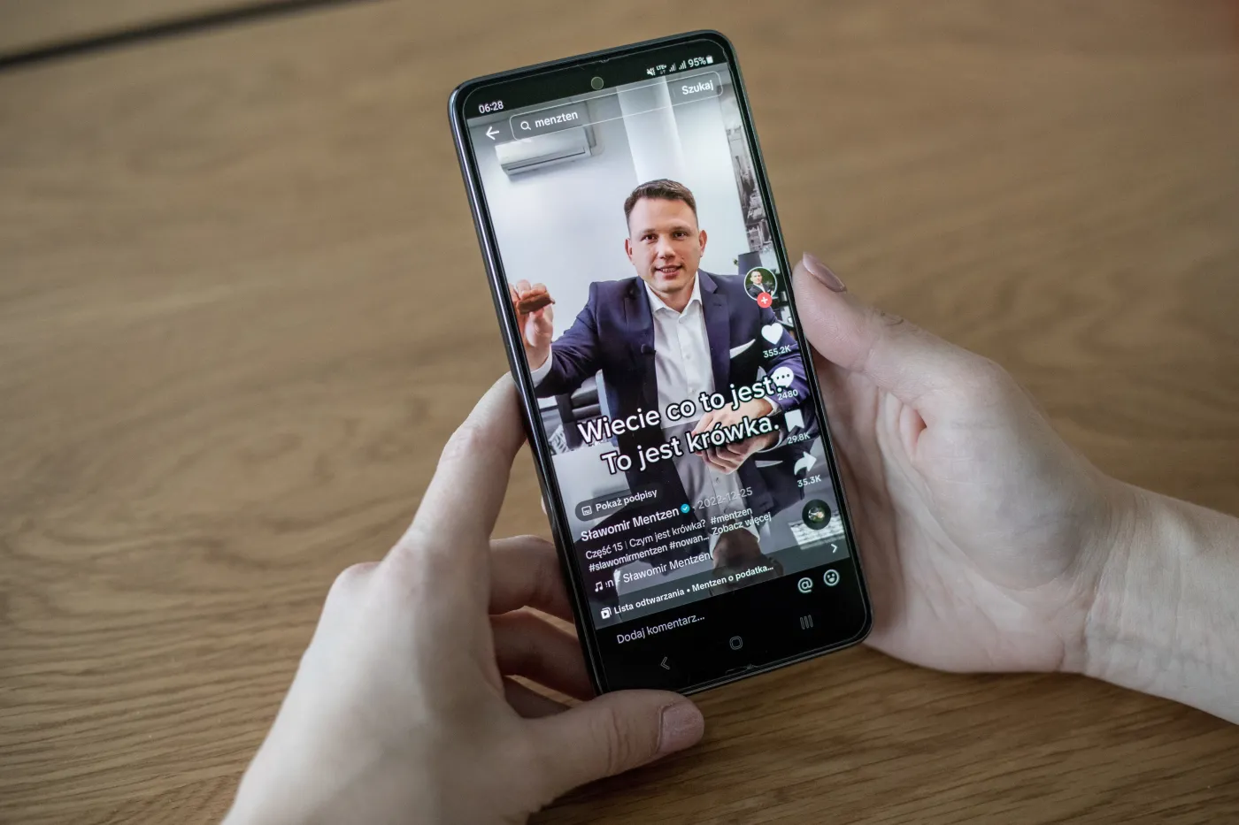 Sławomir Mentzen na TikToku