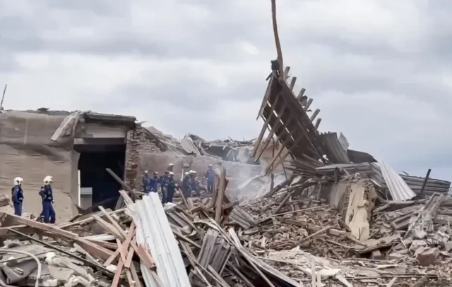 Wybuch w rosyjskiej fabryce. Trwały tam prace nad najnowszym rosyjskim bombowcem