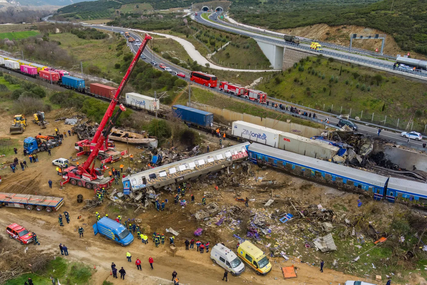 Katastrofa kolejowa w Grecji