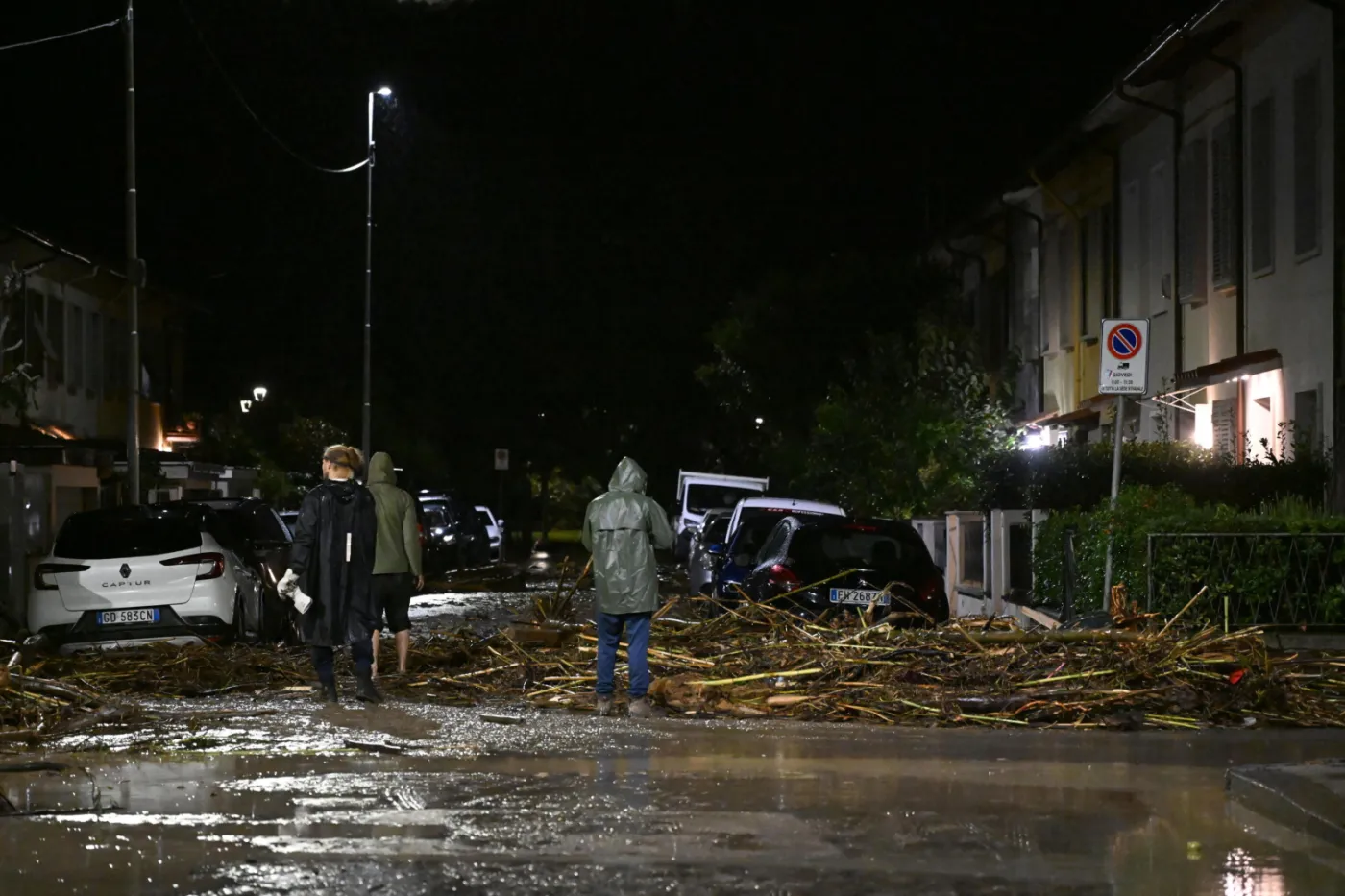 Szkody po powodzi w Toskanii