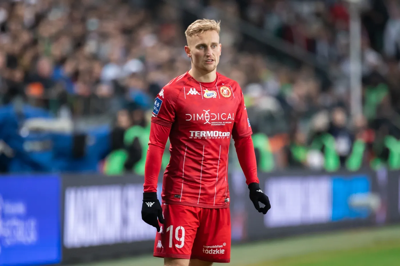 Piłkarz Widzewa przeprosił sędziego za słowa "Piłkarski Poker" i "okradliście nas"