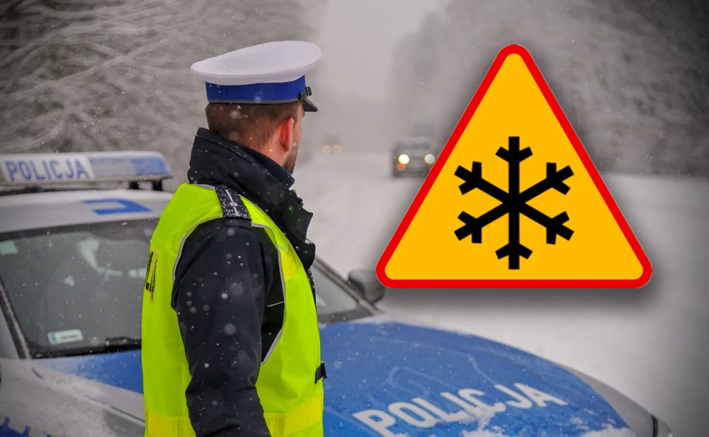 Znak A-32 "oszronienie jezdni"