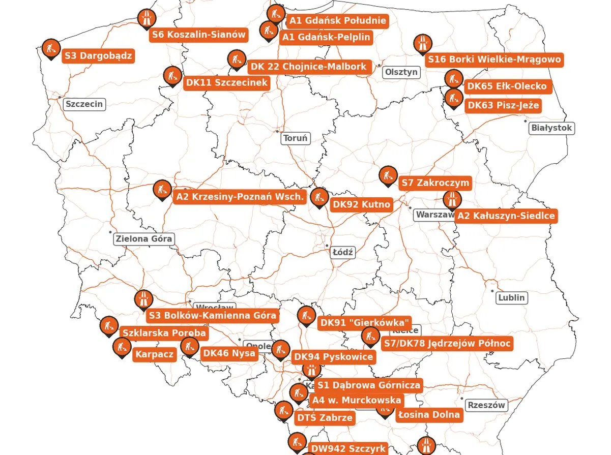 Nowe drogi i remonty 2024. Tam utkniesz w korku. Oto lista utrudnień i MAPA
