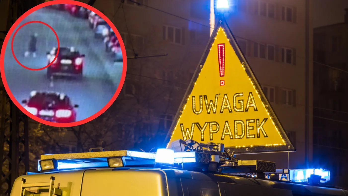 90-latka przechodziła przez jezdnię "na skróty". Wstrząsające nagranie trafiło do sieci