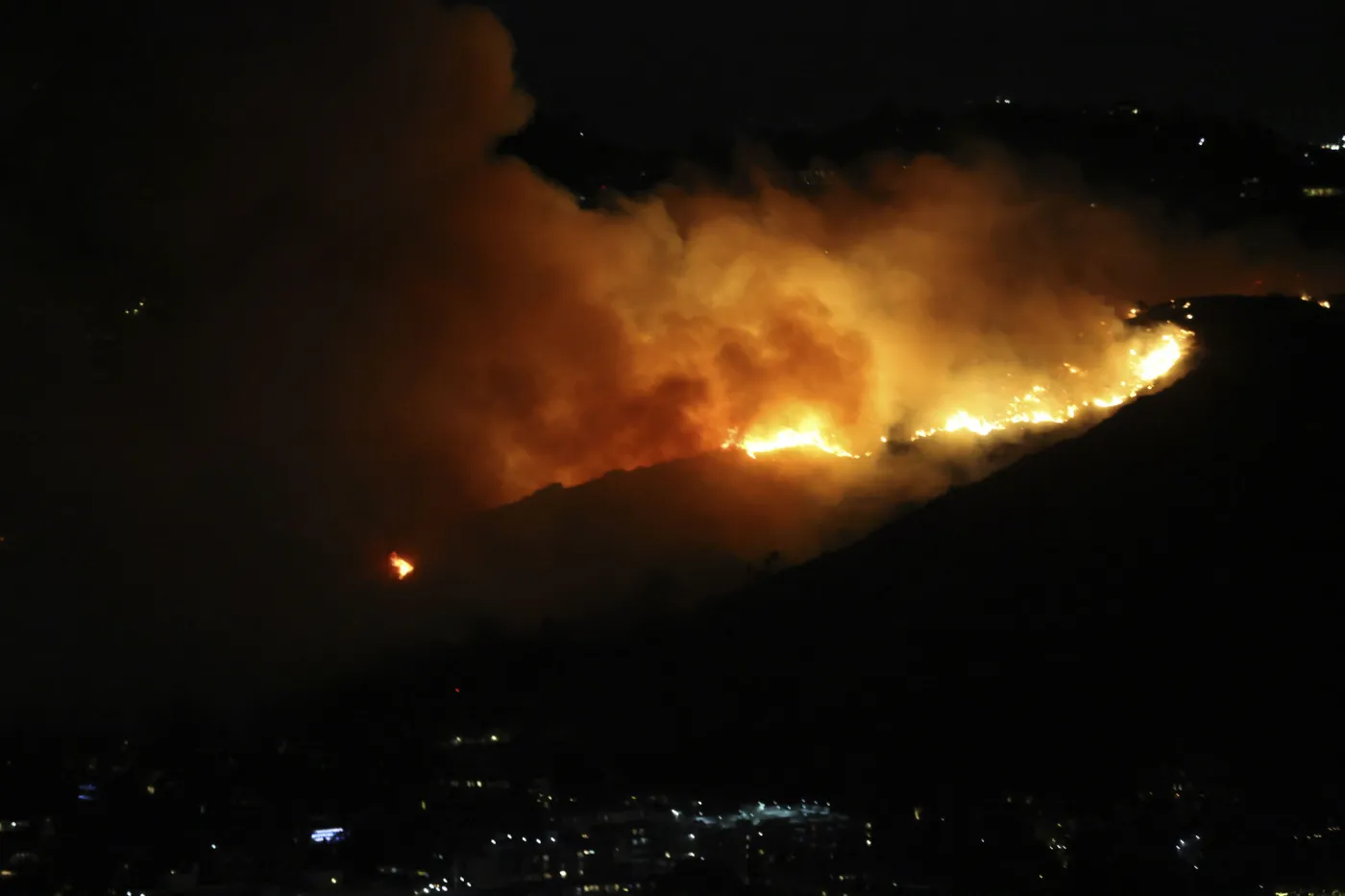 Pożar na Wzgórzach Hollywood