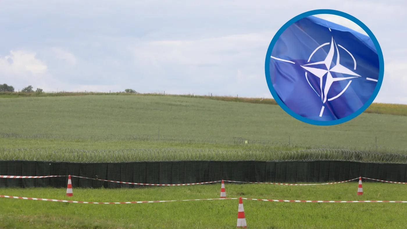 Przesmyk suwalski; Flaga NATO