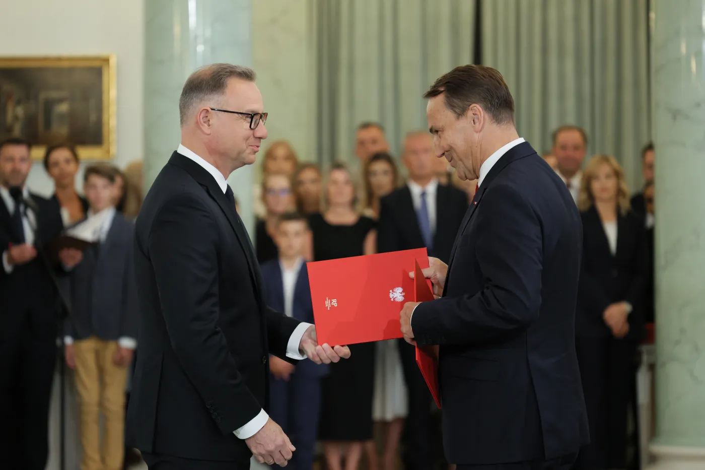 Zaprzysiężenie nowych ministrów. Uroczystość w Pałacu Prezydenckim