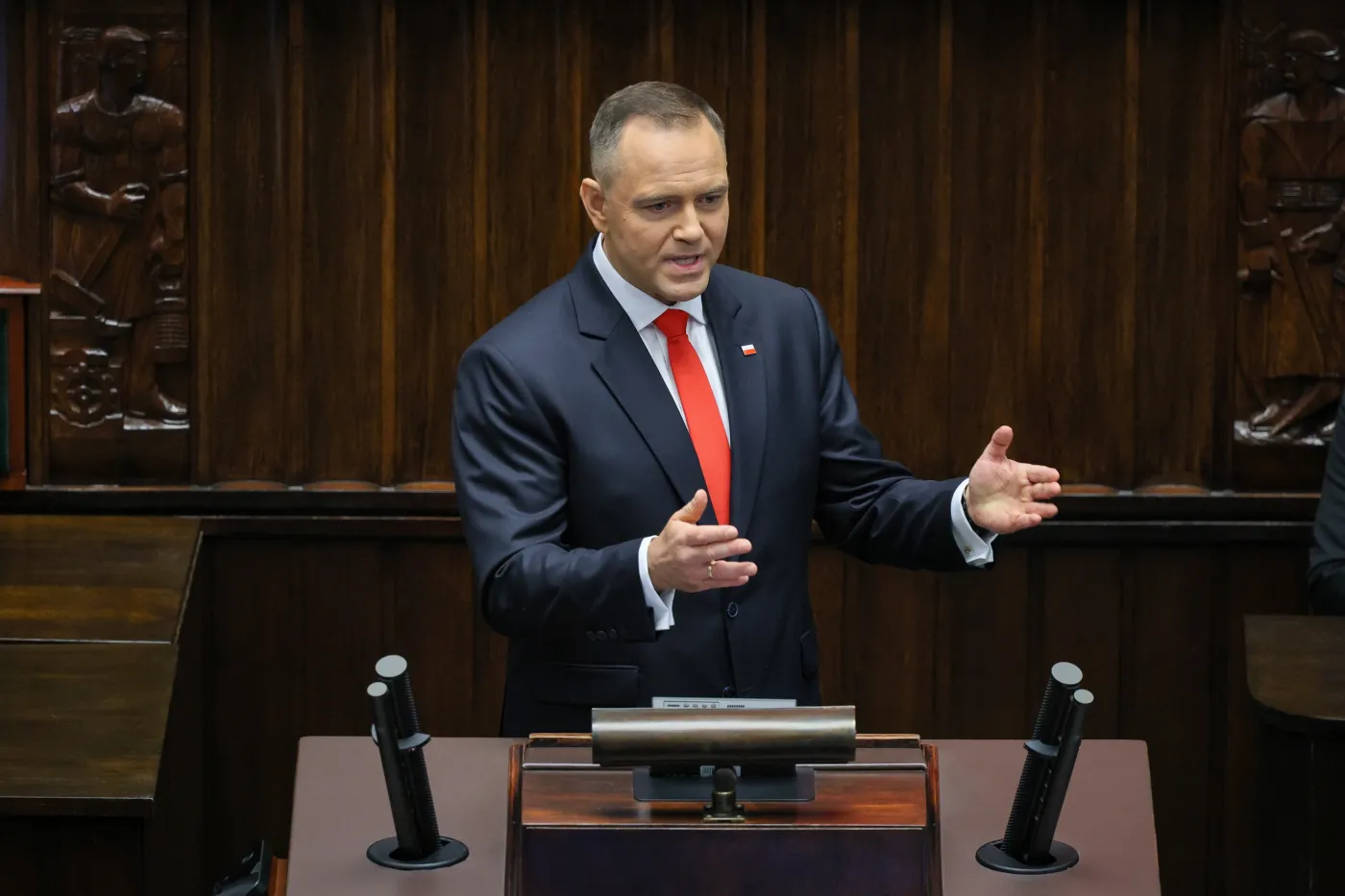 Karol Nawrocki po zaprzysiężeniu na prezydenta wygłosił orędzie