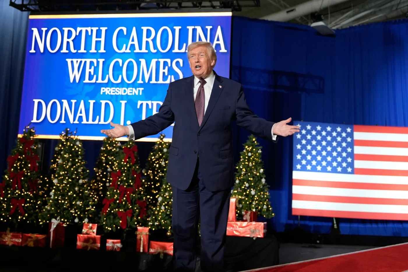Donald Trump składa życzenia Polakom. "Błogosławionych Świąt Bożego Narodzenia"