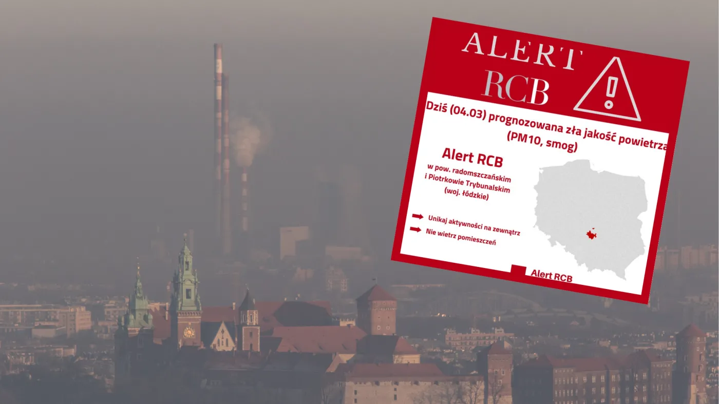 Czerwony alert RCB dla części Polski. "Jeśli możesz, nie wychodź z domu". Co się dzieje w łódzkim?