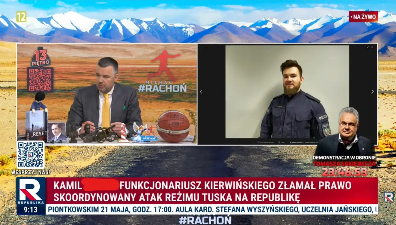 Afera Sakiewicza eskaluje. "To nie jest dziennikarstwo, TV Republika przekroczyła granicę"