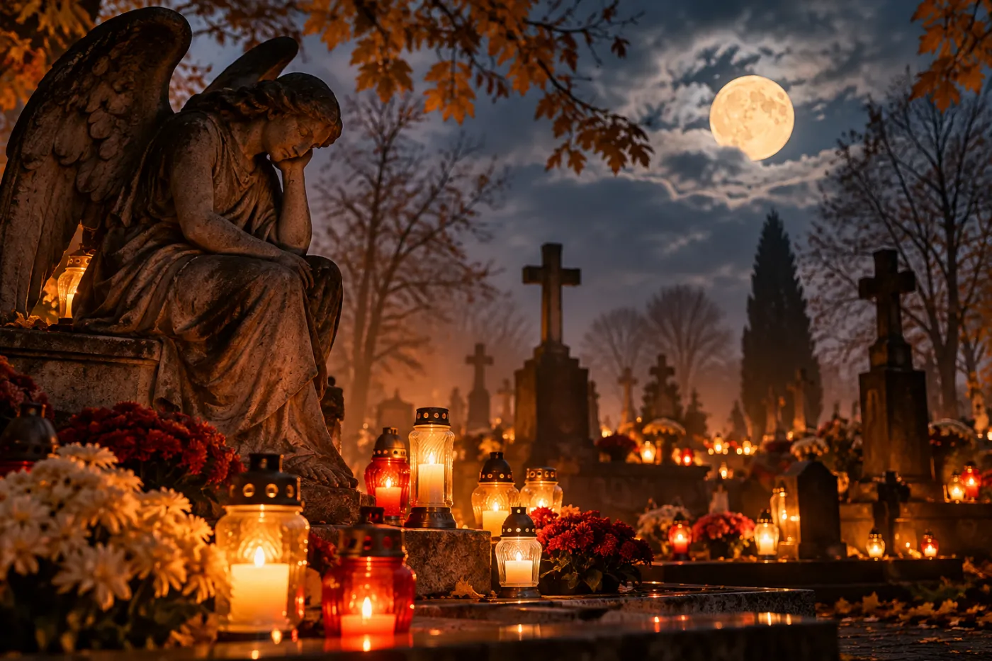 quiz, święto zmarłych, wierzenia, przesądy, obrzędy