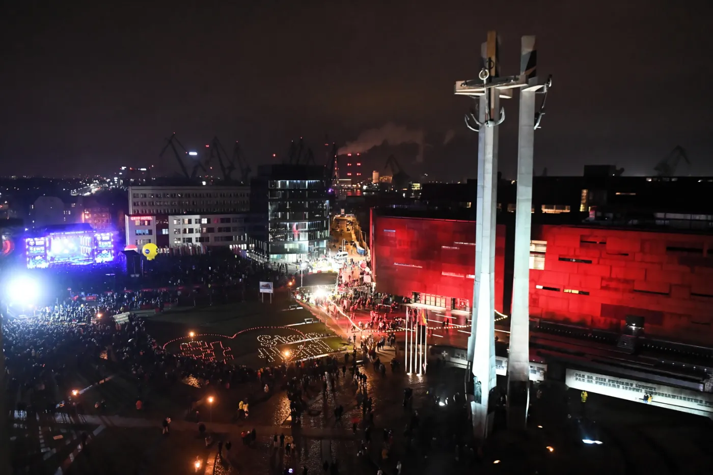 Wyjątkowe "światełko do nieba" w Gdańsku