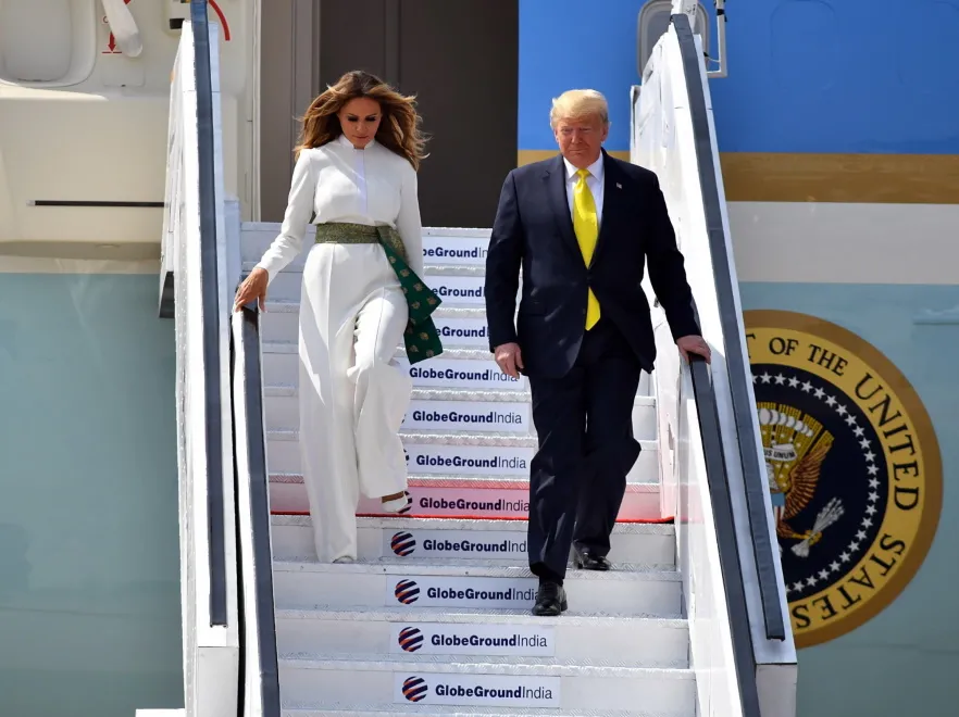 Melania i Donald Trumpowie 2