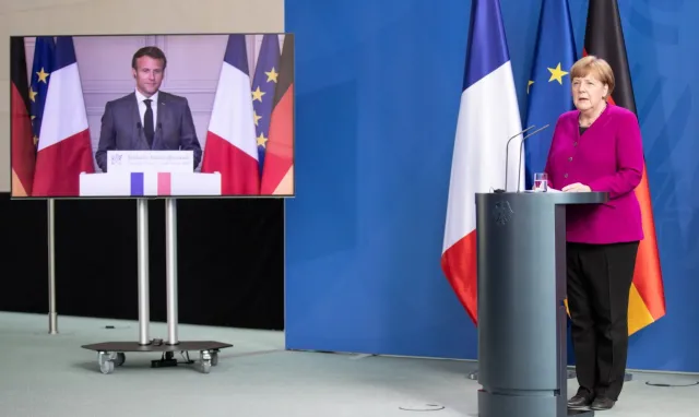 Merkel i Macron ogłaszają plan pomocy dla Europy. "Polska może zacząć płacić więcej, niż dostaje"