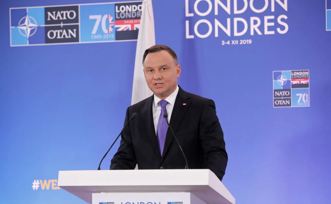 Prezydent na szczycie NATO