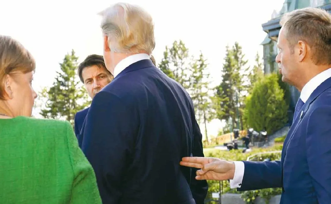 Donald Tusk i Donald Trump 