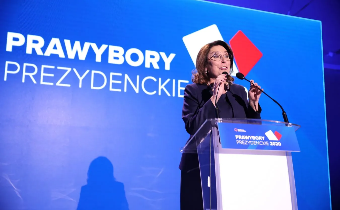 Małgorzata Kidawa-Błońska na konwencji Krajowej PO