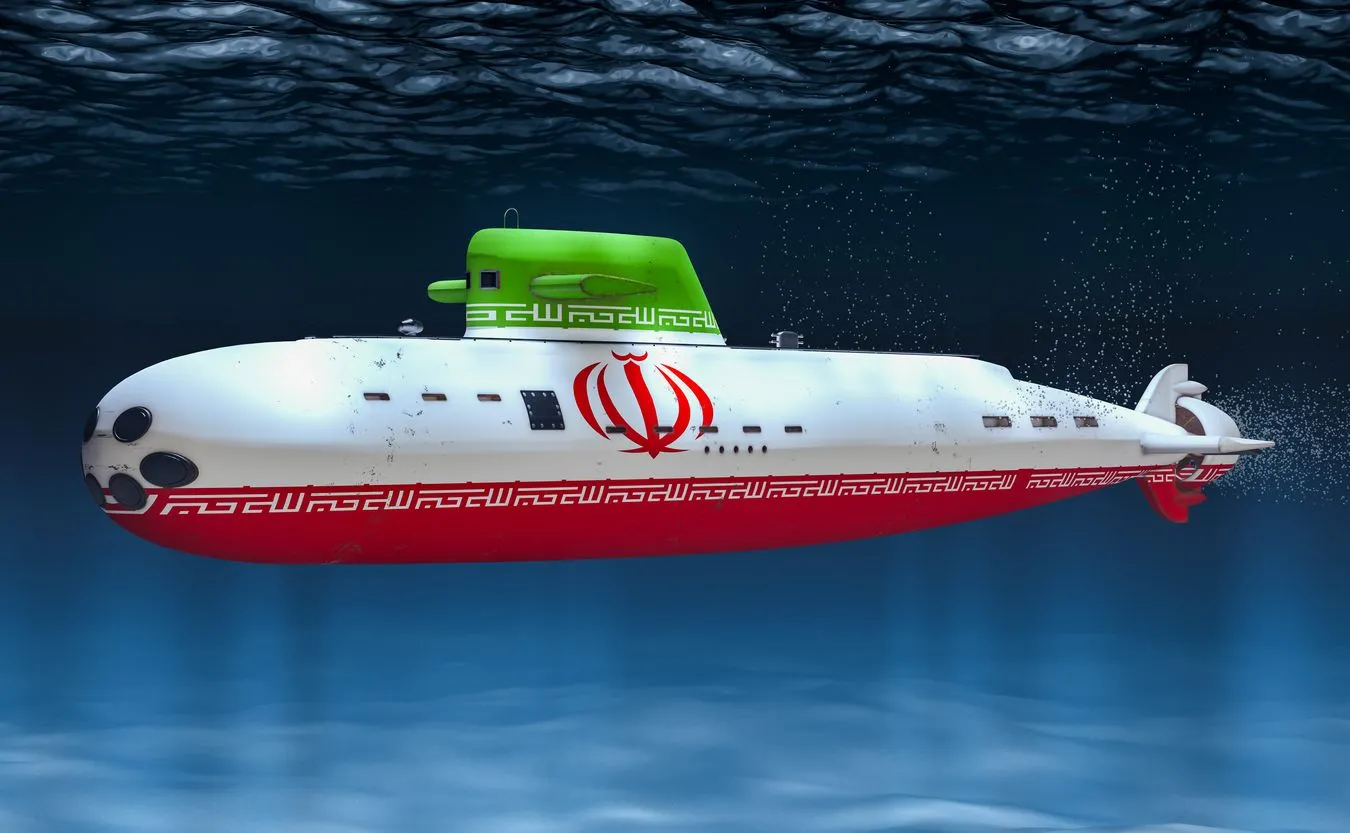 Iran, okręt podwodny - zdjęcie ilustracyjne