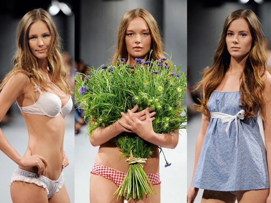 Bieliźniane figle-migle - kolekcja bielizny United Colors of Benetton na lato 2011.