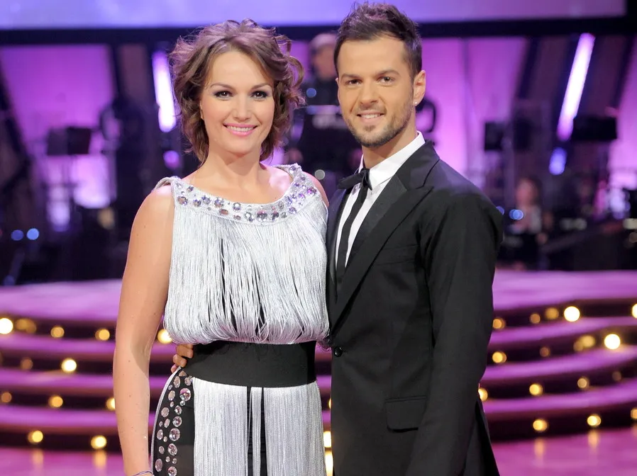 Jagna Marczułajtis i Krzysztof Hulboj