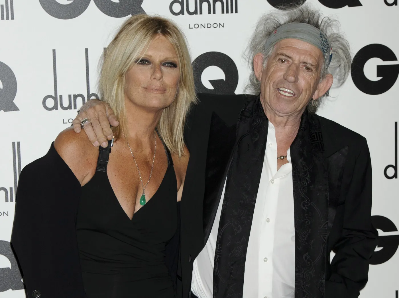 Keith Richards i Patti Hansen na gali GQ Men of the Year Awards