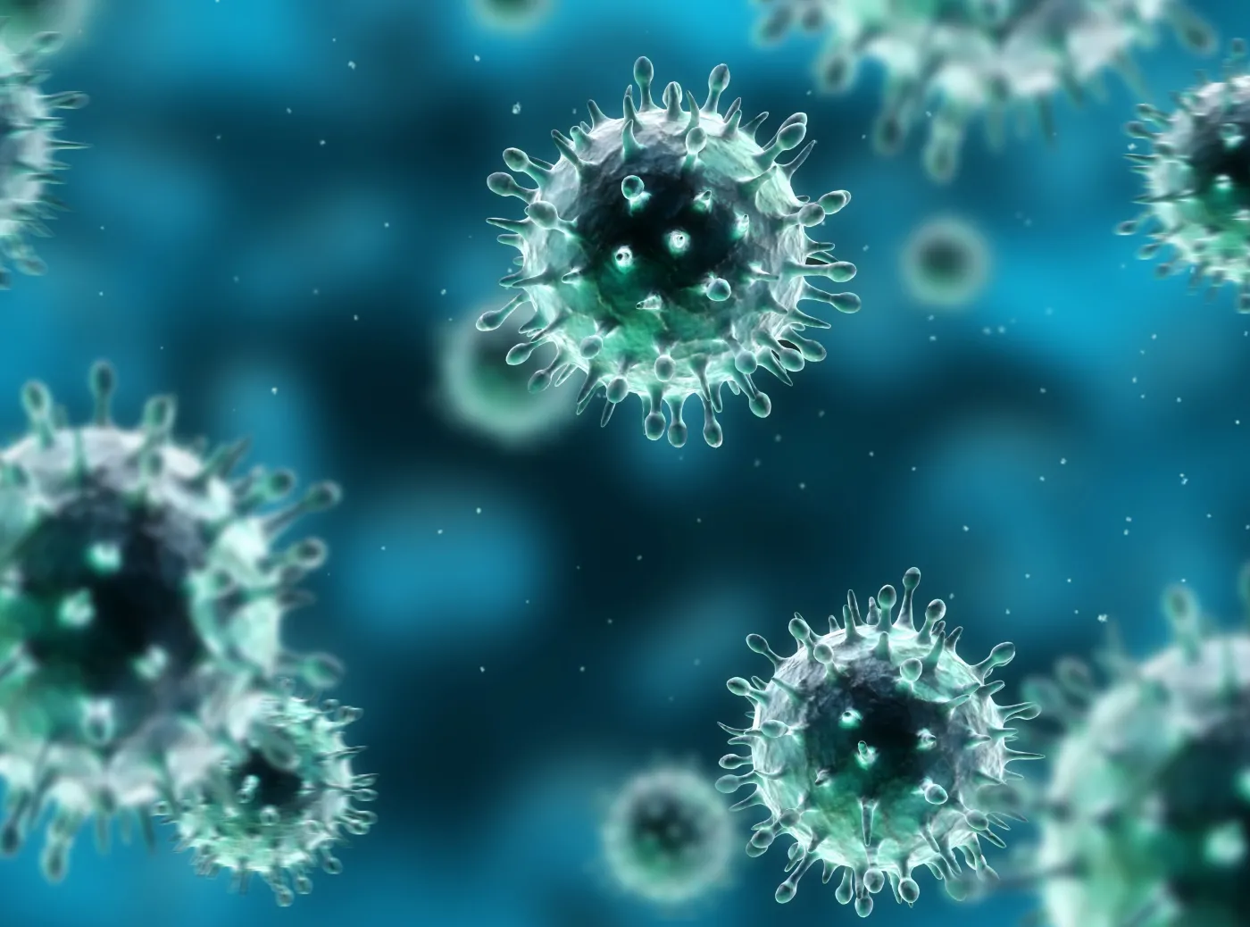 Komputerowy model wirusa grypy. Wygląda malowniczo, ale choć piękny, może być śmiertelnie niebezpieczny