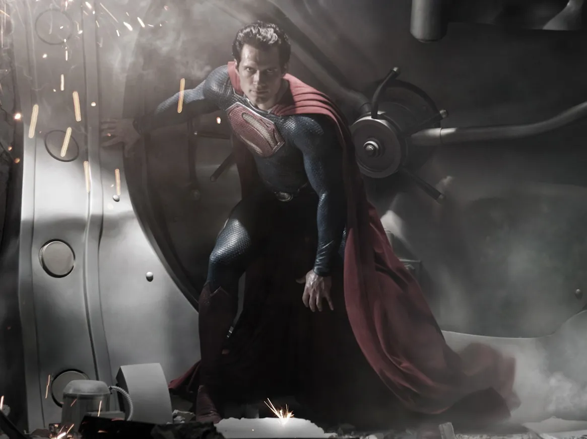 Henry Cavill jako Superman w "Man of Steel"