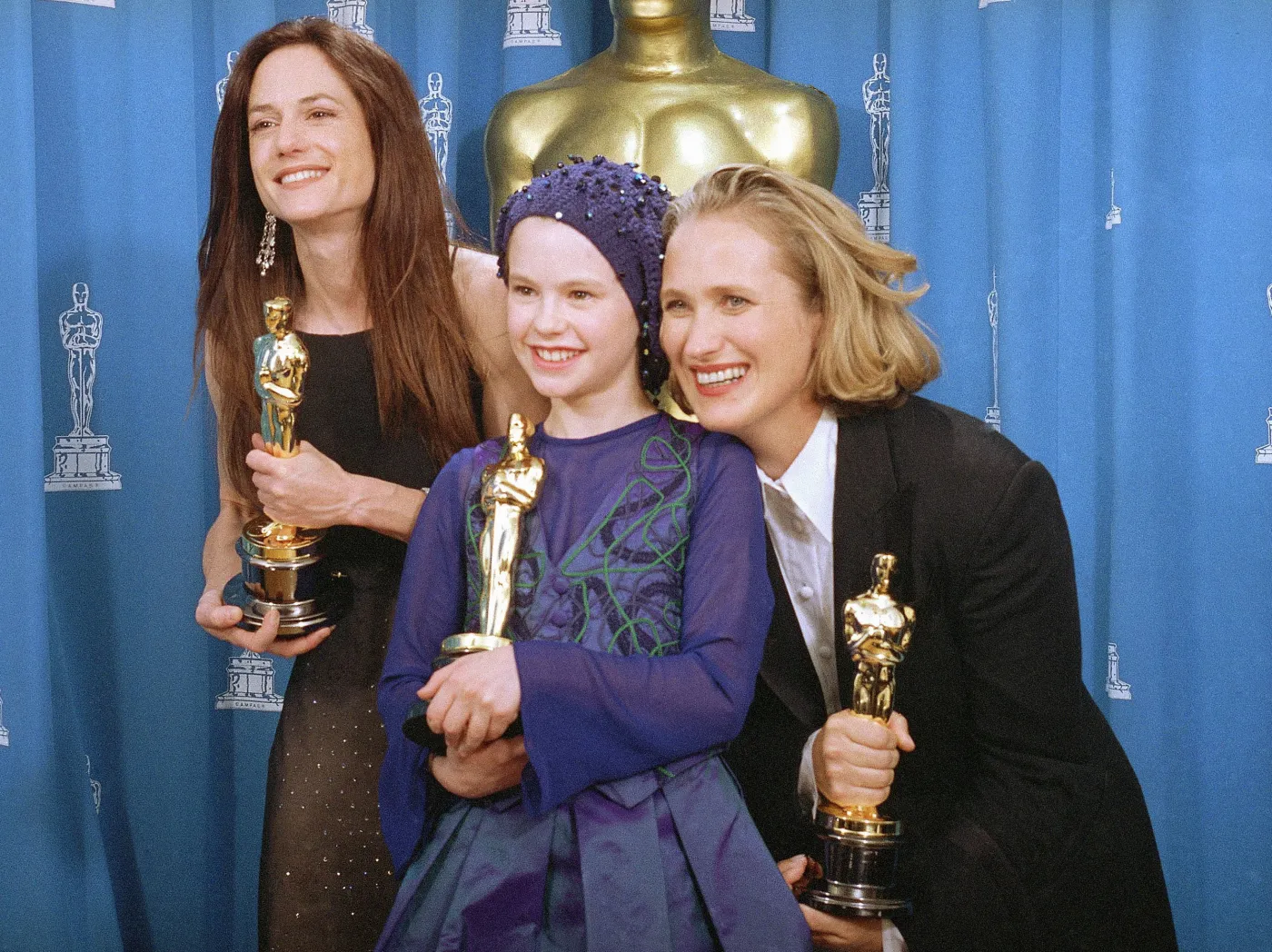 Jane Campion, Holly Hunter i Anna Paquin z Oscarami za "Fortepian" w 1994 roku