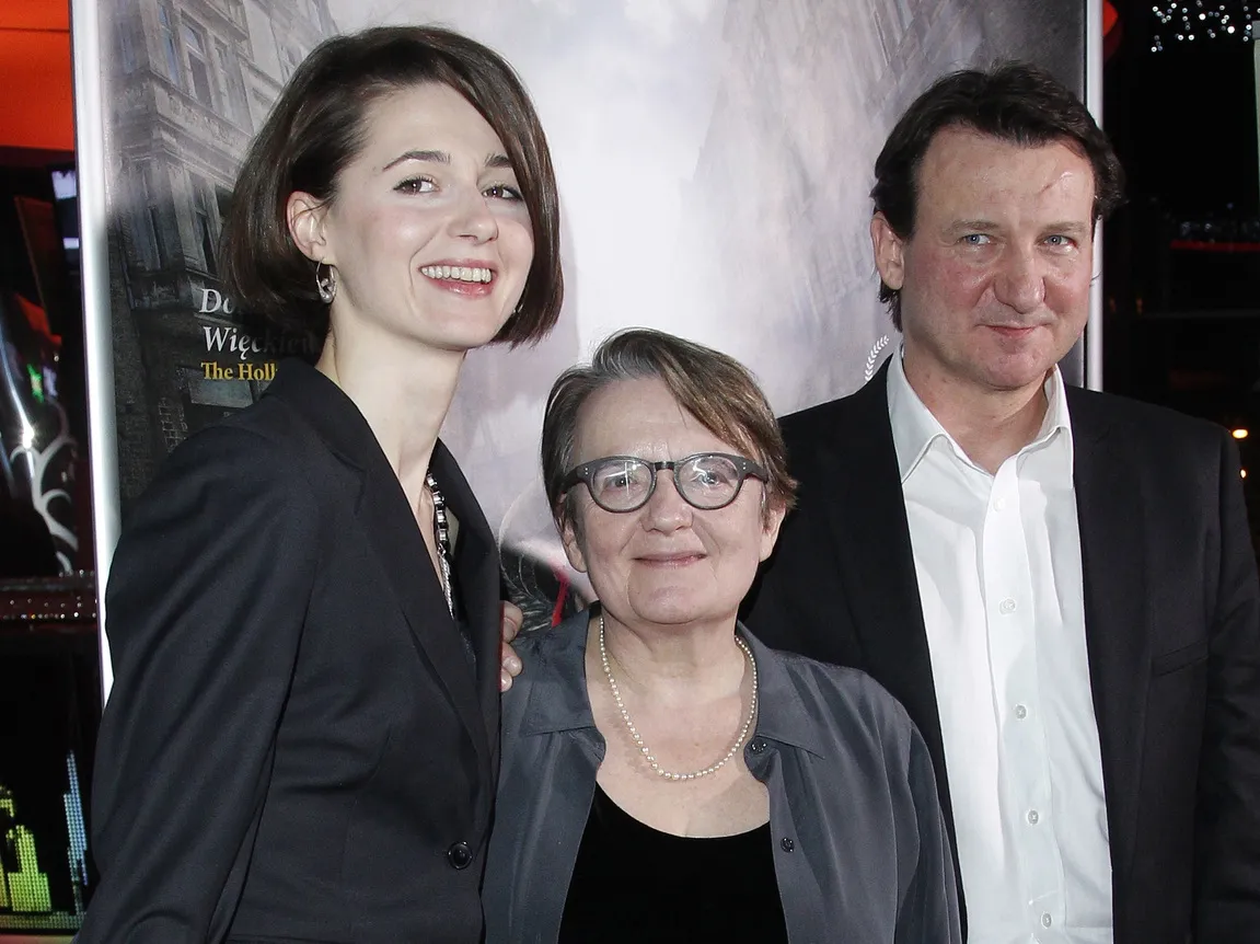Agnieszka Grochowska, Agnieszka Holland i Robert Więckiewicz 