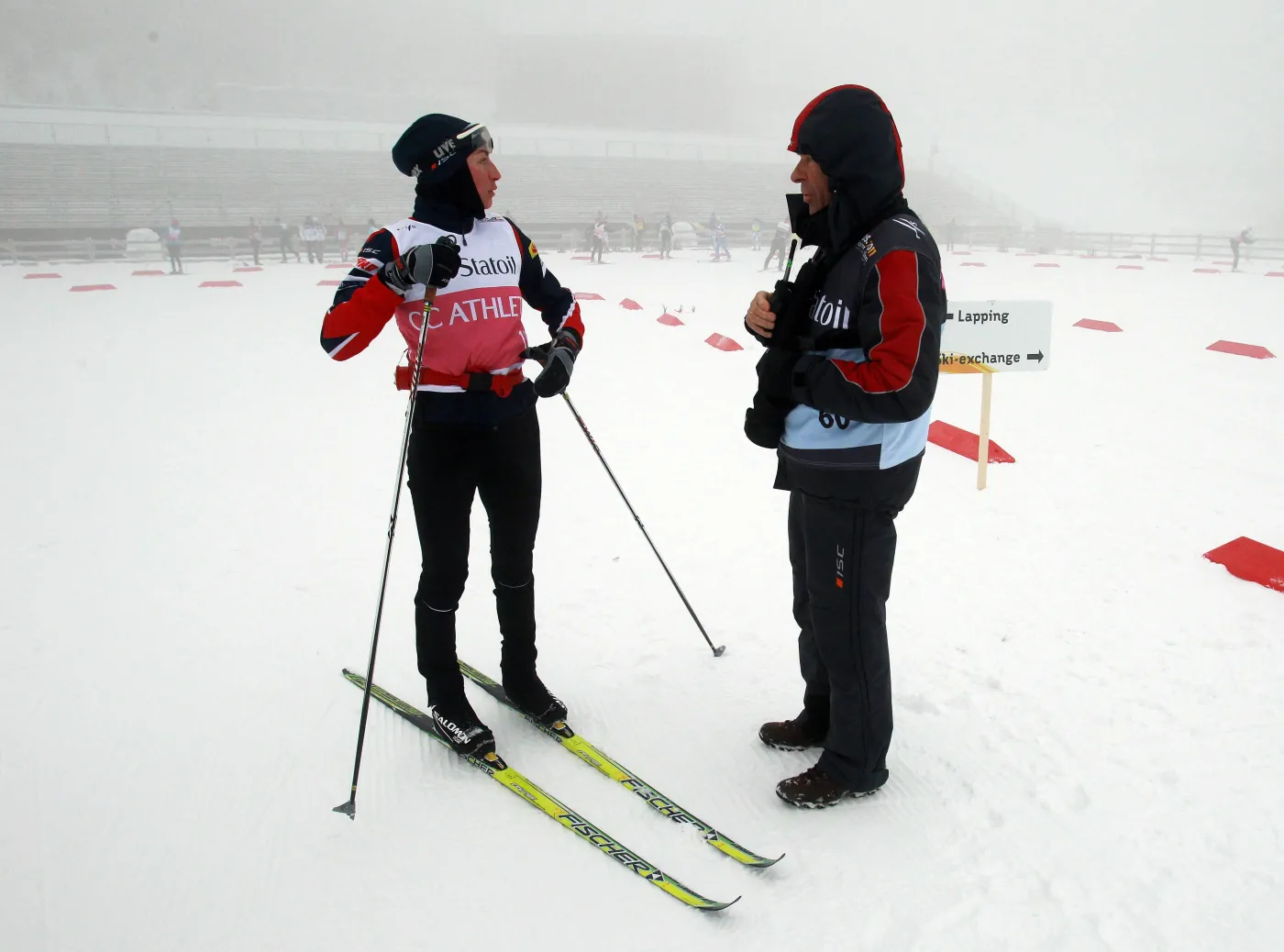 Justyna Kowalczyk i Aleksander Wierietilny