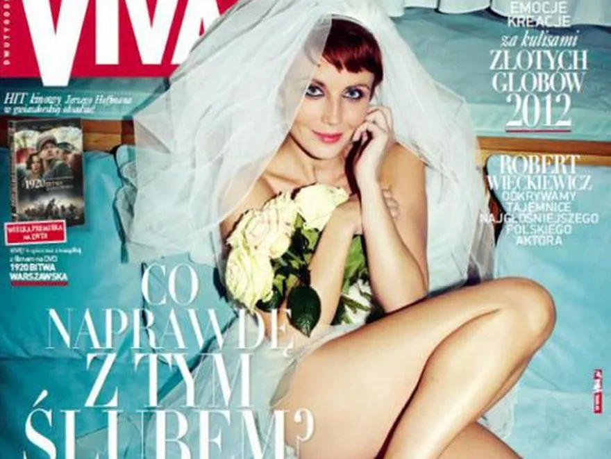 Katarzyna Zielińska na okładce magazynu "Viva"