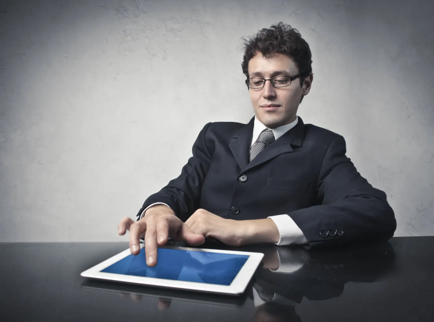 tablet komputer pracownik praca iPad