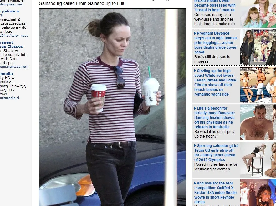 Vanessa Paradis przyłapana bez makijażu. Tak narzeczona Johnny'ego Deppa wygląda "saute"!