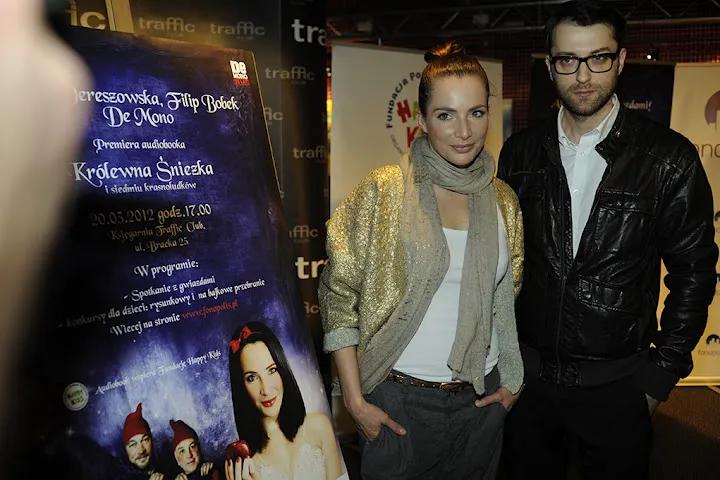 Dereszowska i Bobek na premierze audiobooka