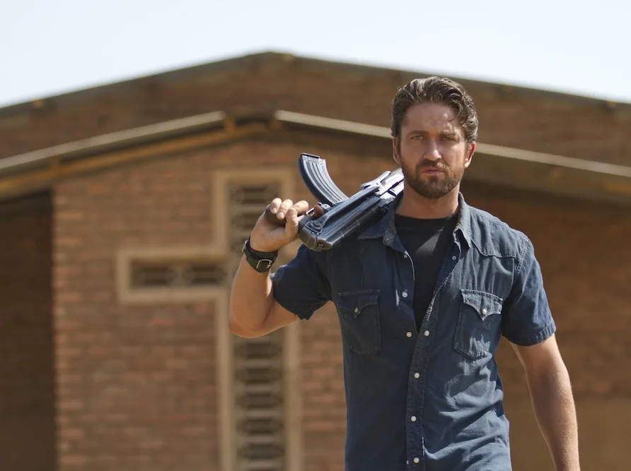 Gerard Butler jako "Kaznodzieja z karabinem"