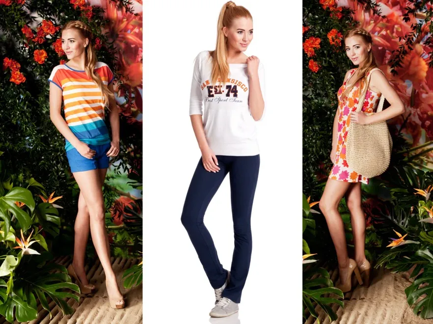 Miss Polonia Marcelina Zawadzka w kampanii promocyjnej kolekcji Moodo lato 2012
