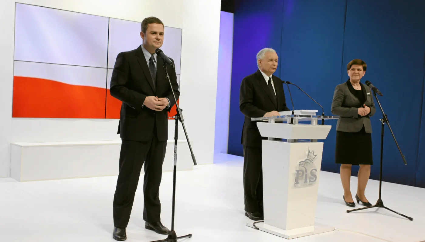 Adam Hofman, Jarosław Kaczyński, Beata Szydło
